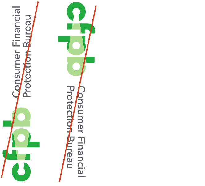 Example of misuse: rotated logo
